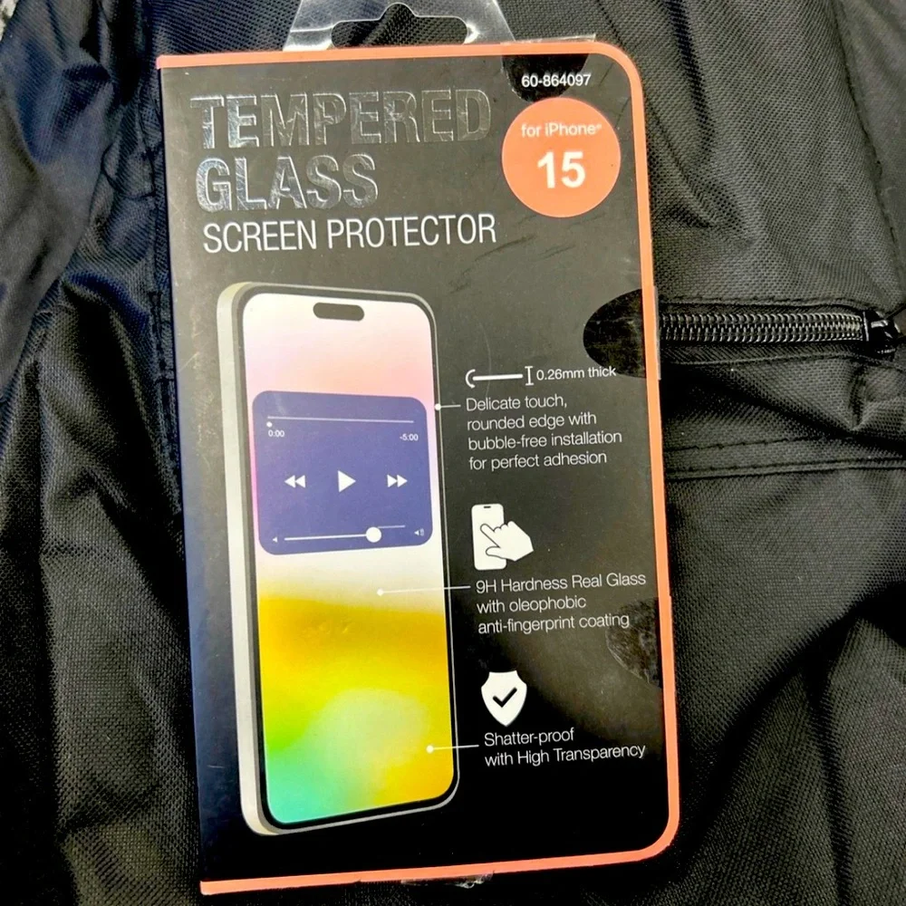 iphone 15 tempered glass screen protector